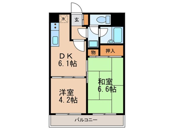 パレッヂ新小岩の物件間取画像